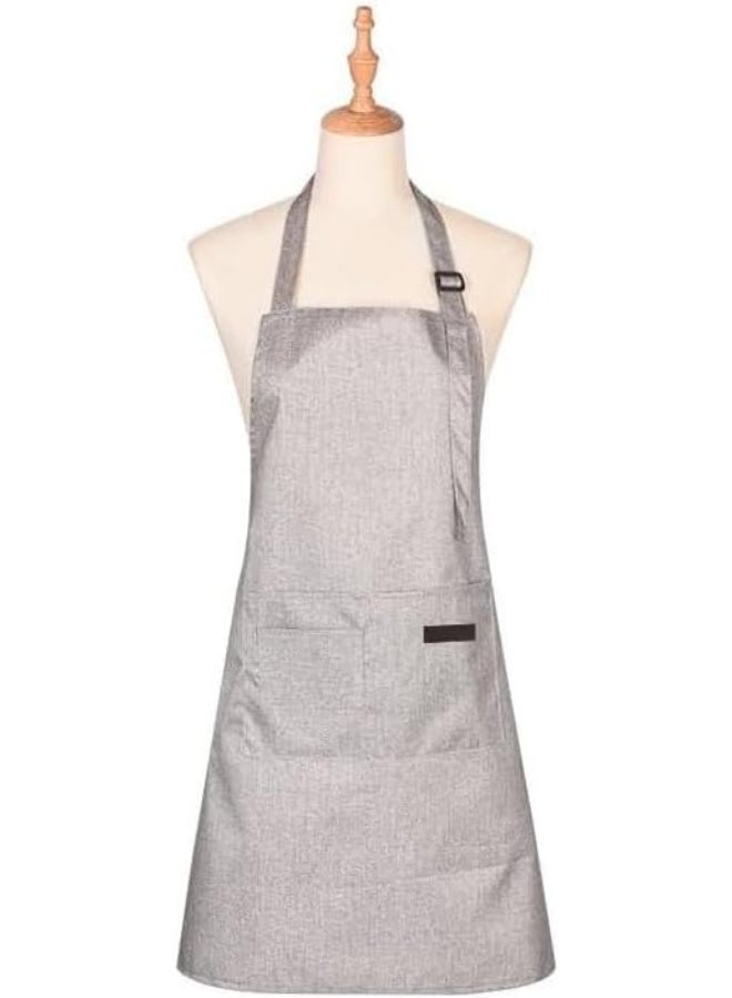 Orchid Premium Adjustable Kitchen Apron for Cooking, Waterproof & Oil-Resistant Cooking Apron for Women with Large Front Pocket, Durable Fabric, Universal Fit Apron, Chef Apron 75x70cm - Image 3